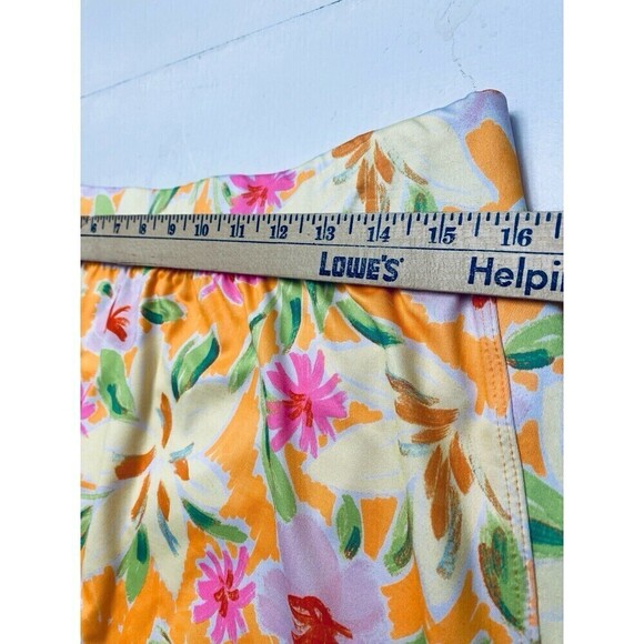 Crown & Ivy floral tiki hawaiian Sport Skort Sz M pickle ball tennis activewear - Picture 4 of 9
